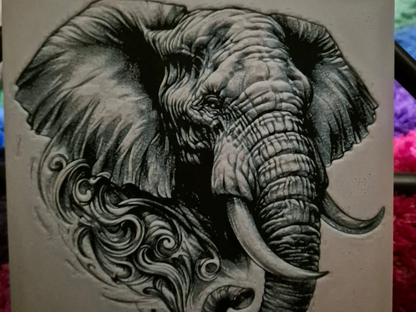 The elephant hueforge