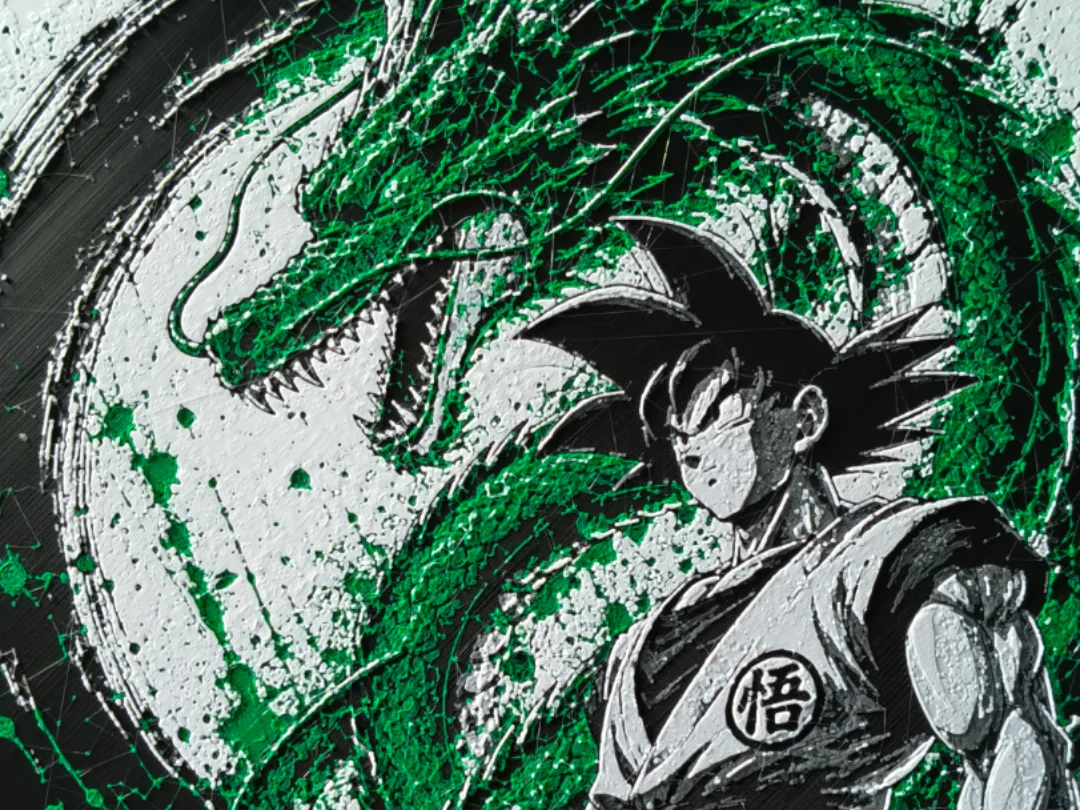 Goku & Shenron ColorPop | HueForge