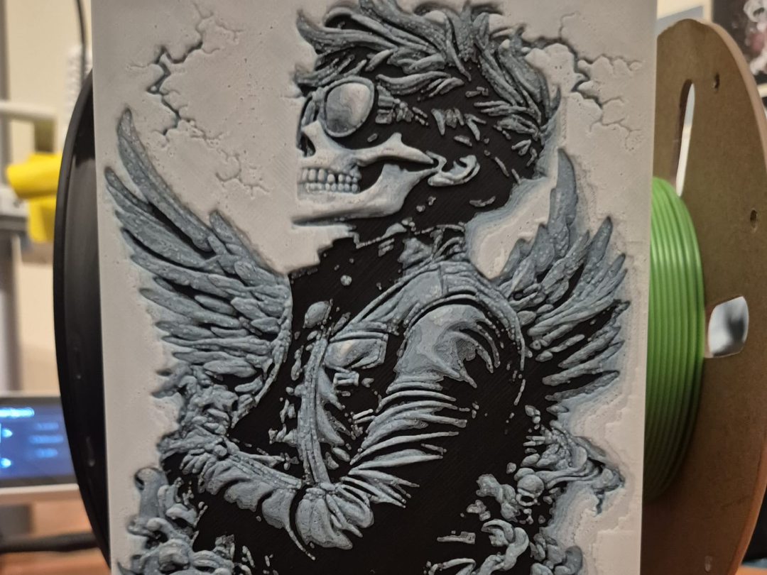 biker angel hueforge
