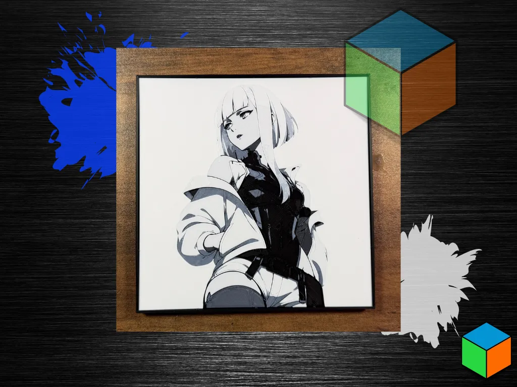 Lucy — HueForge Wall Art | Cyberpunk
