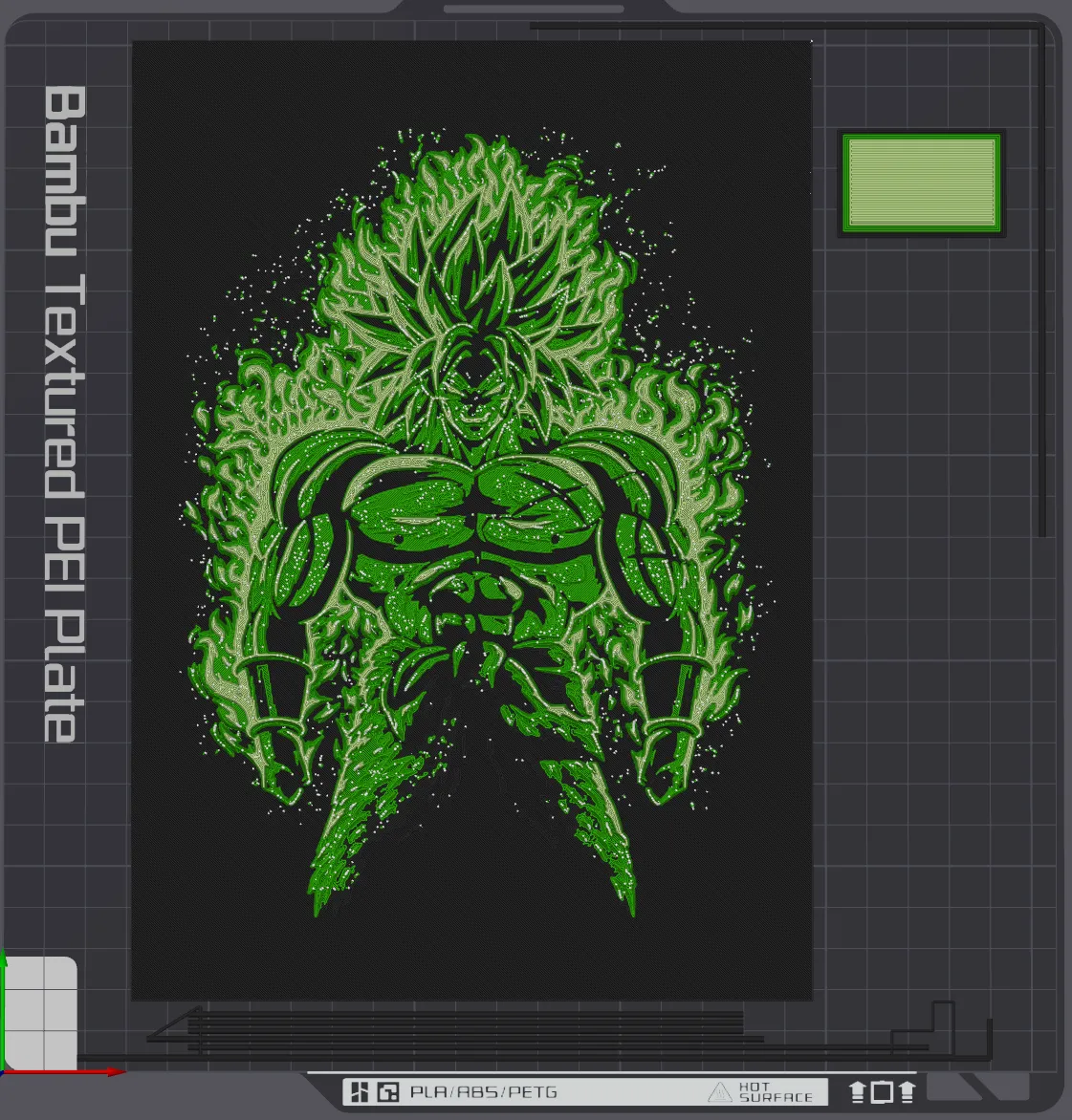 HueForge Broly