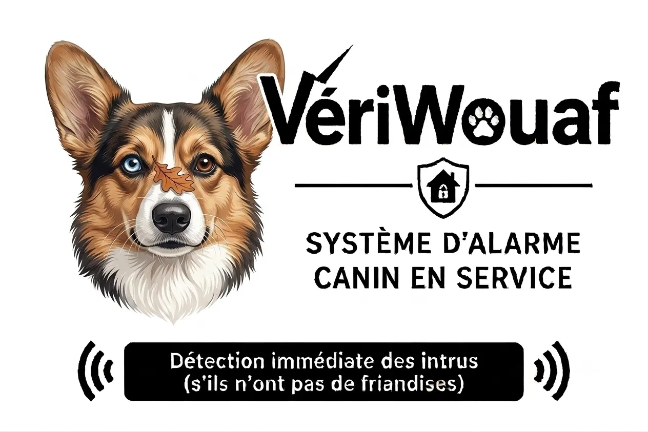 CORGI vériwouaf pancarte