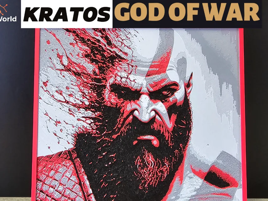 Hueforge Kratos God of War customizable framework