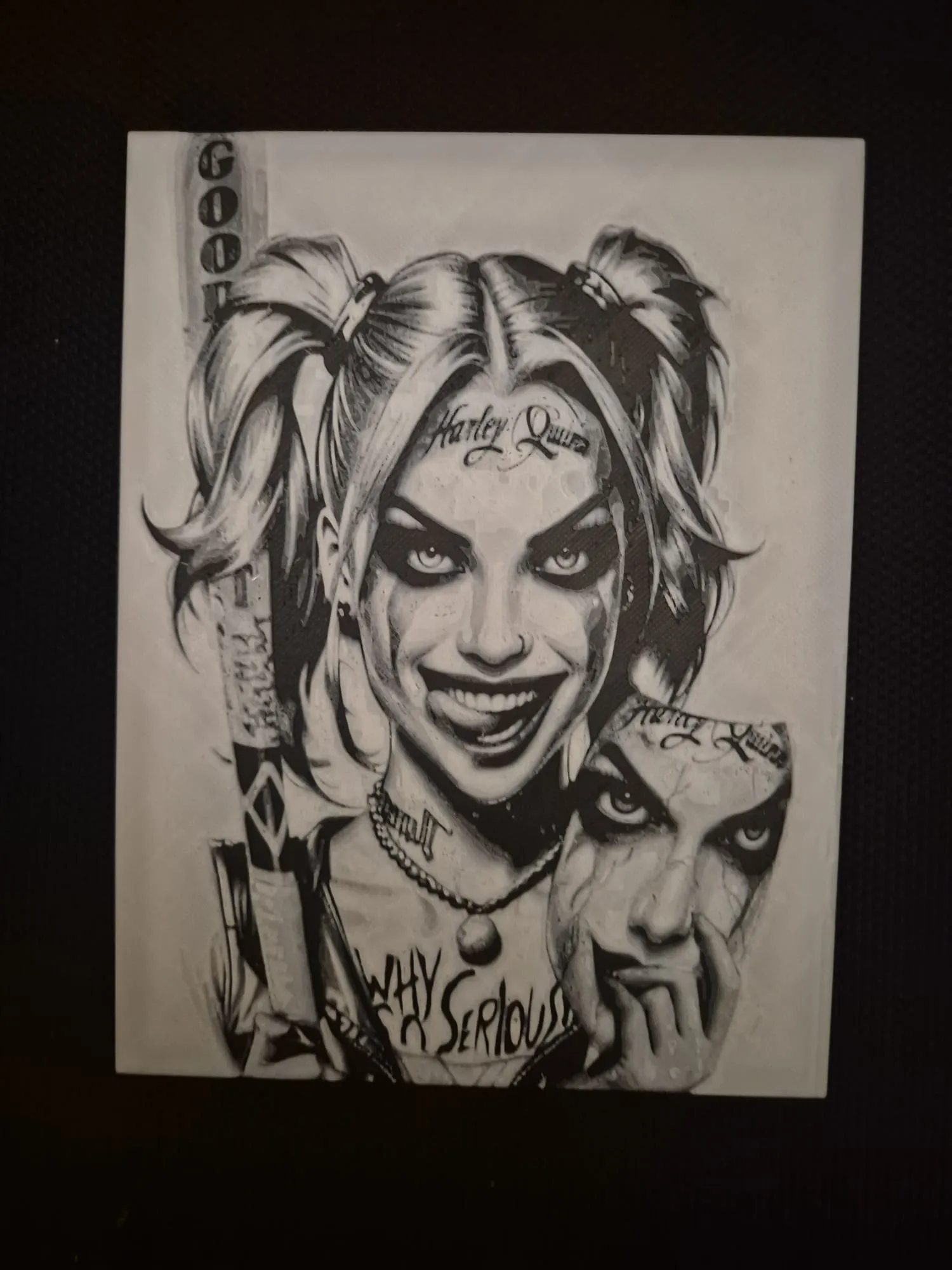 Harley quinn tongue hueforge
