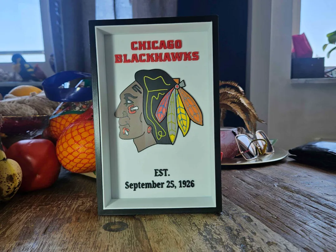 NHL - Chicago Blackhawks logo display