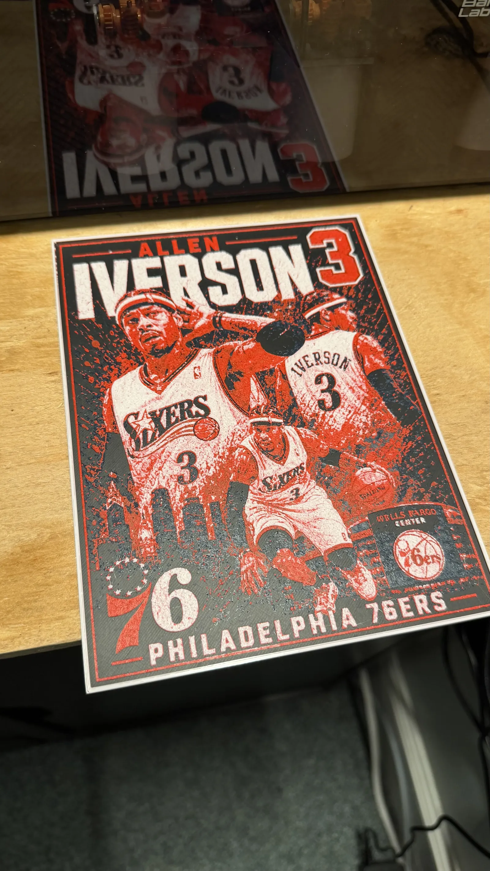 Allen Iverson Poster HueForge