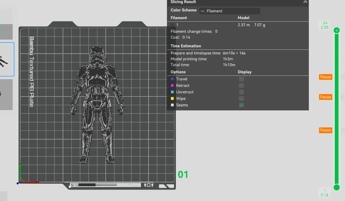 Star Wars Stormtrooper Cutout - Hueforge / 2D Art