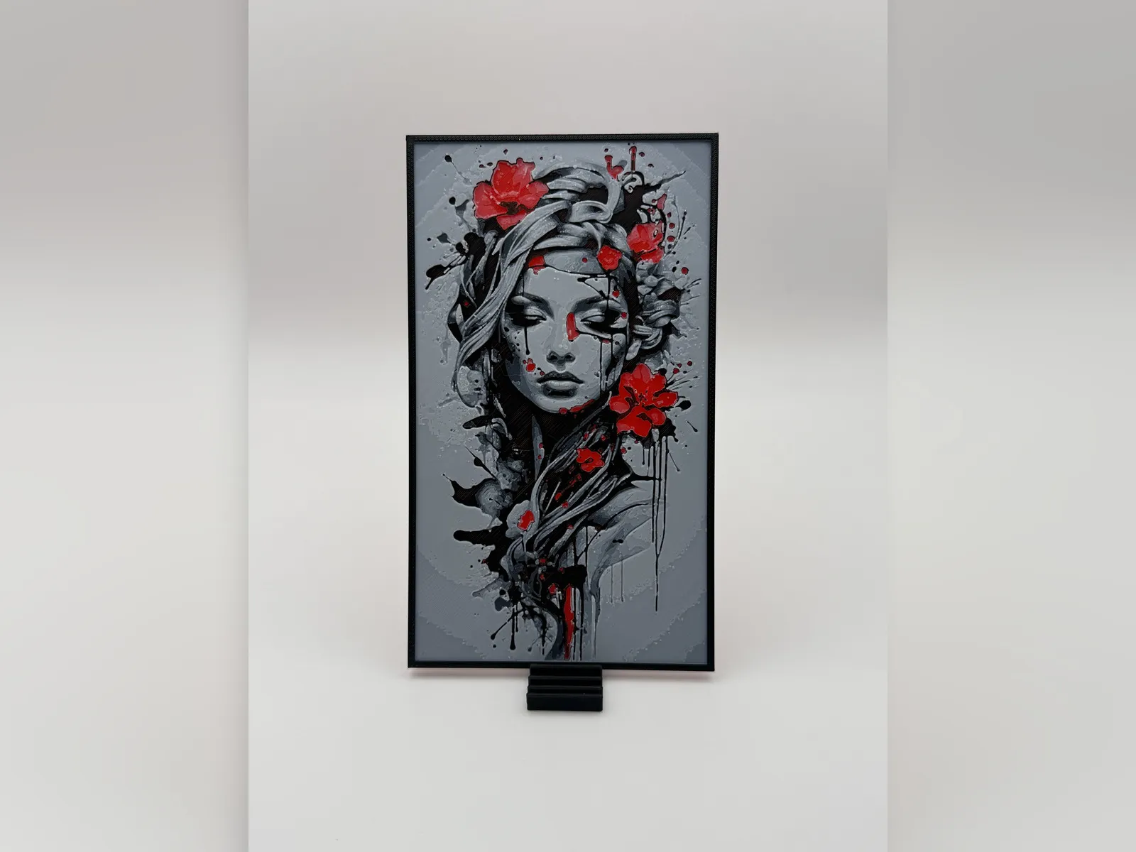 Red Rose Woman HueForge Print