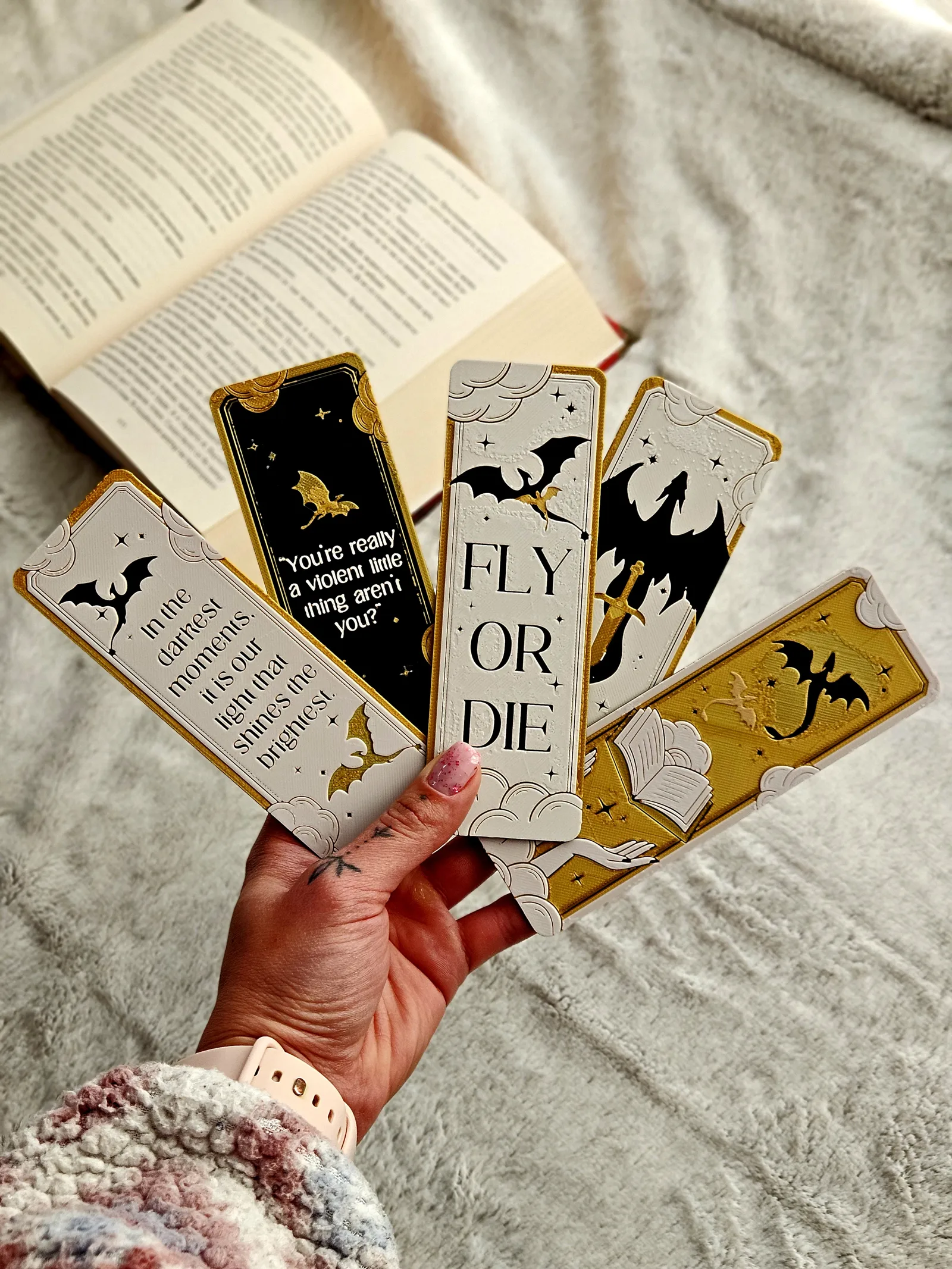 Fourth Wing - Bookmarks Set 1/2
