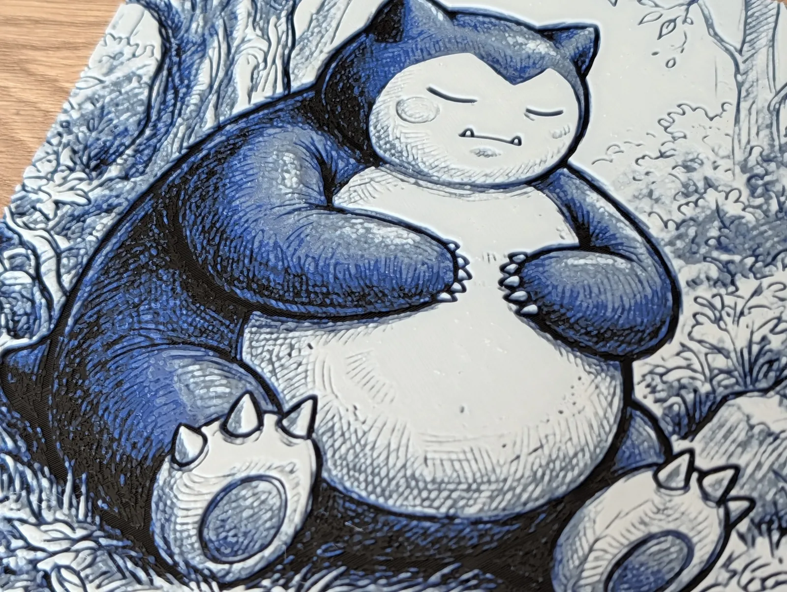 Snorlax Hueforge & Frame