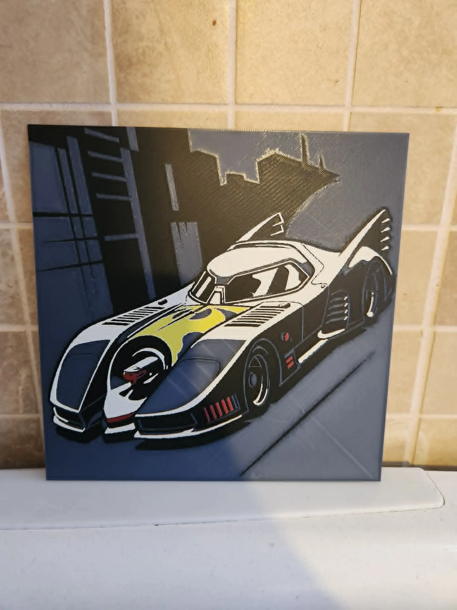 Vintage Batmobile Art