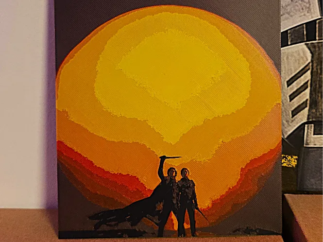 Dune Arrakis Sunset HueForge