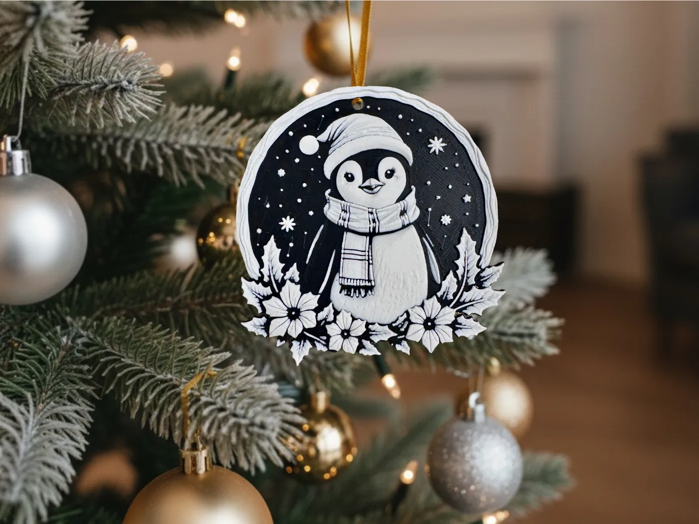 Christmas Penguin Decoration