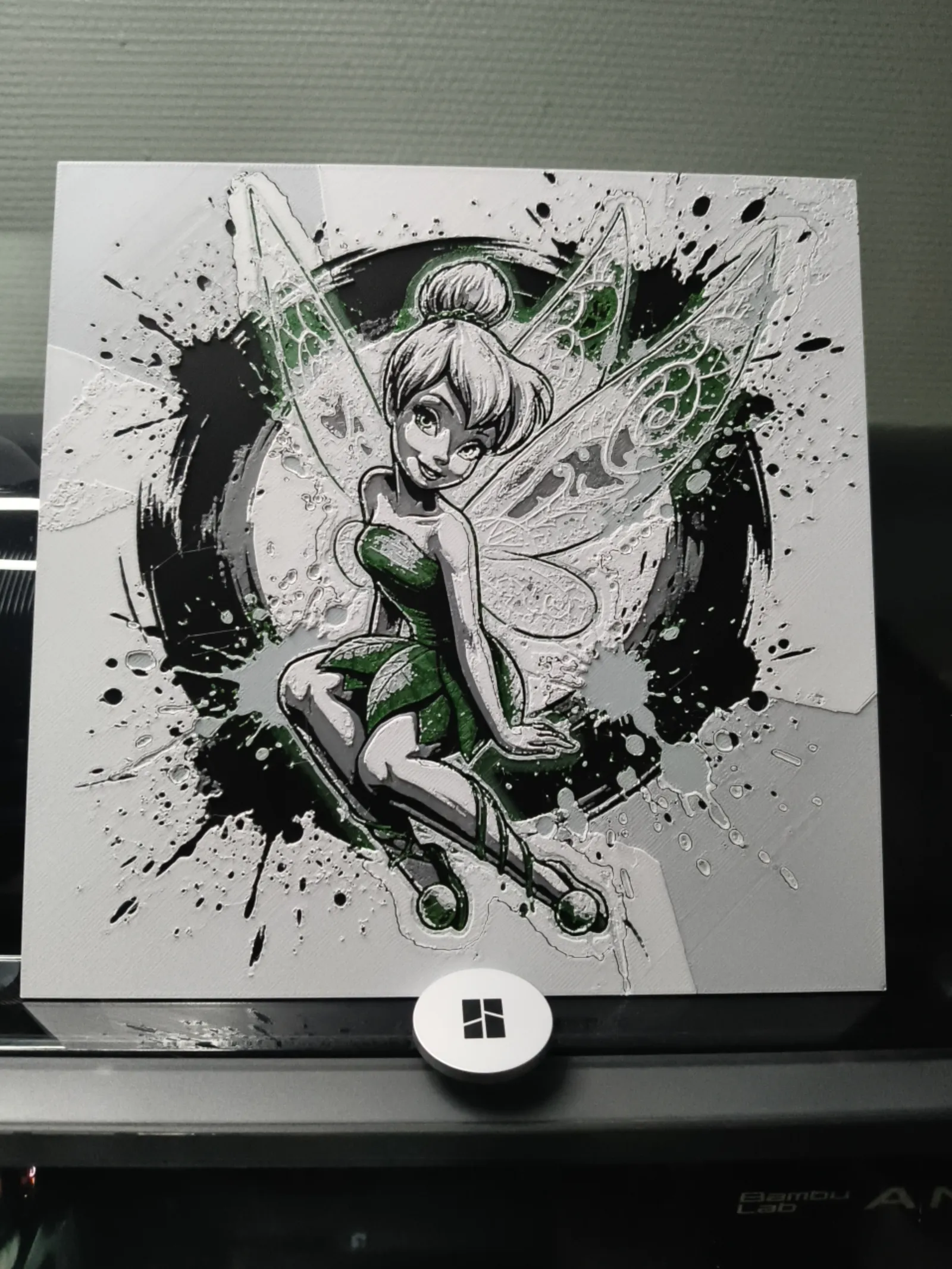 Tinker Bell ColorPop | HueForge Wall Art