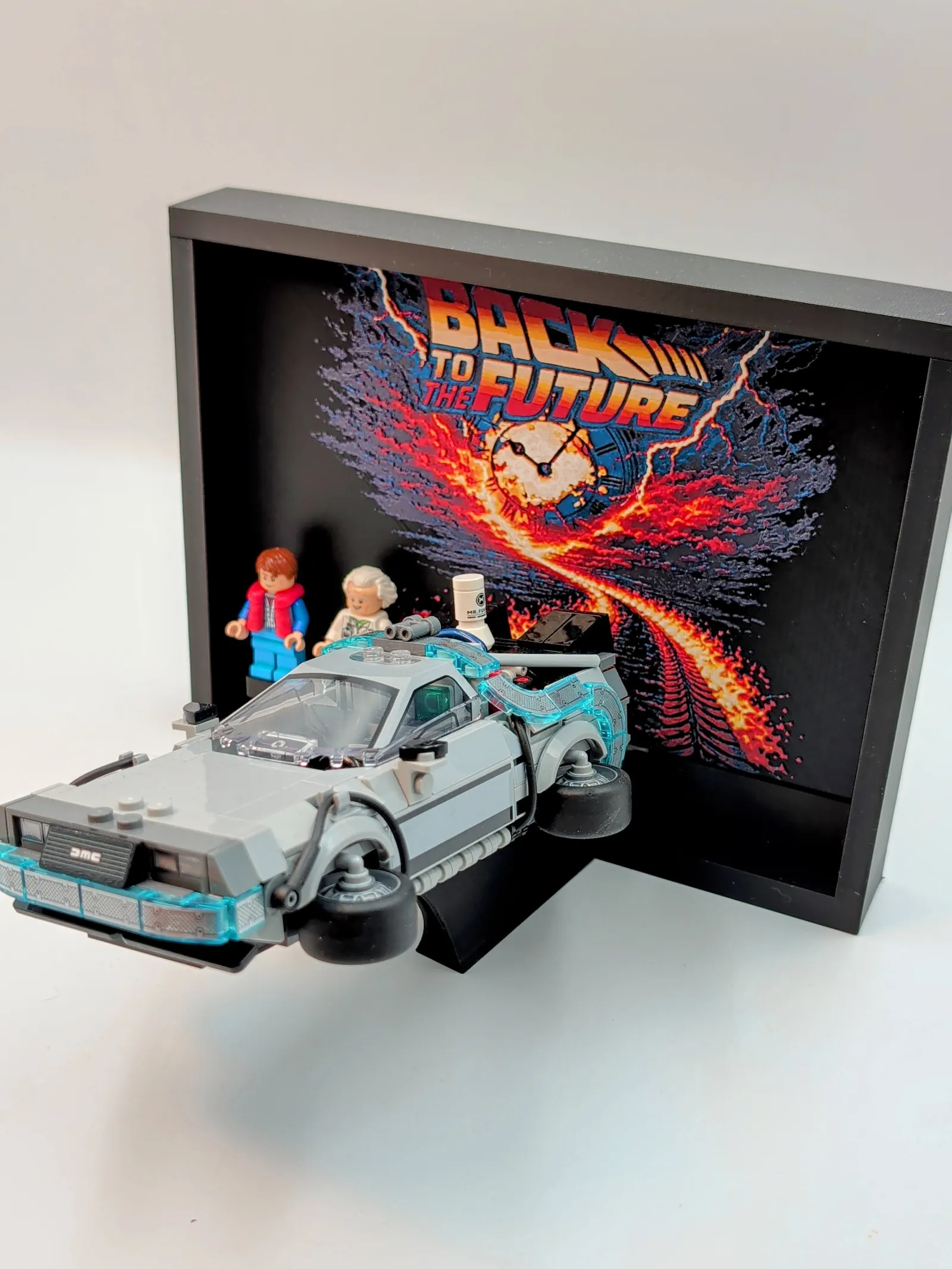 LEGOs Speed Champions - Back to the Future Display
