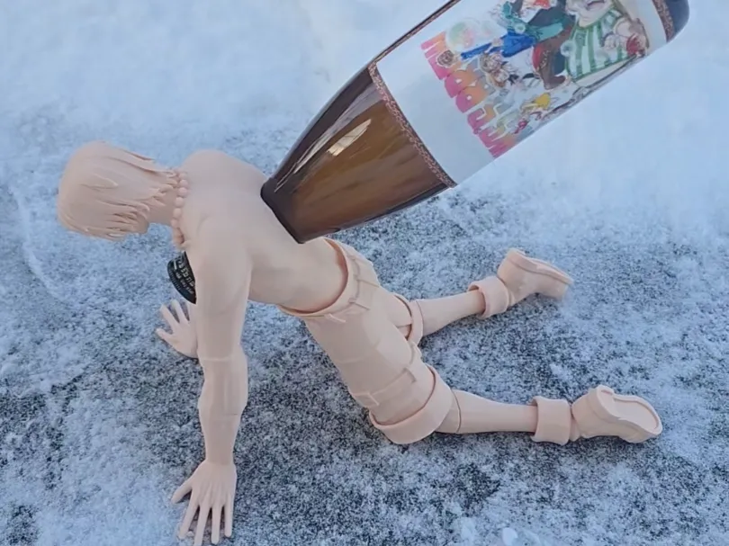 One Piece Ace Inspired Wine Holder