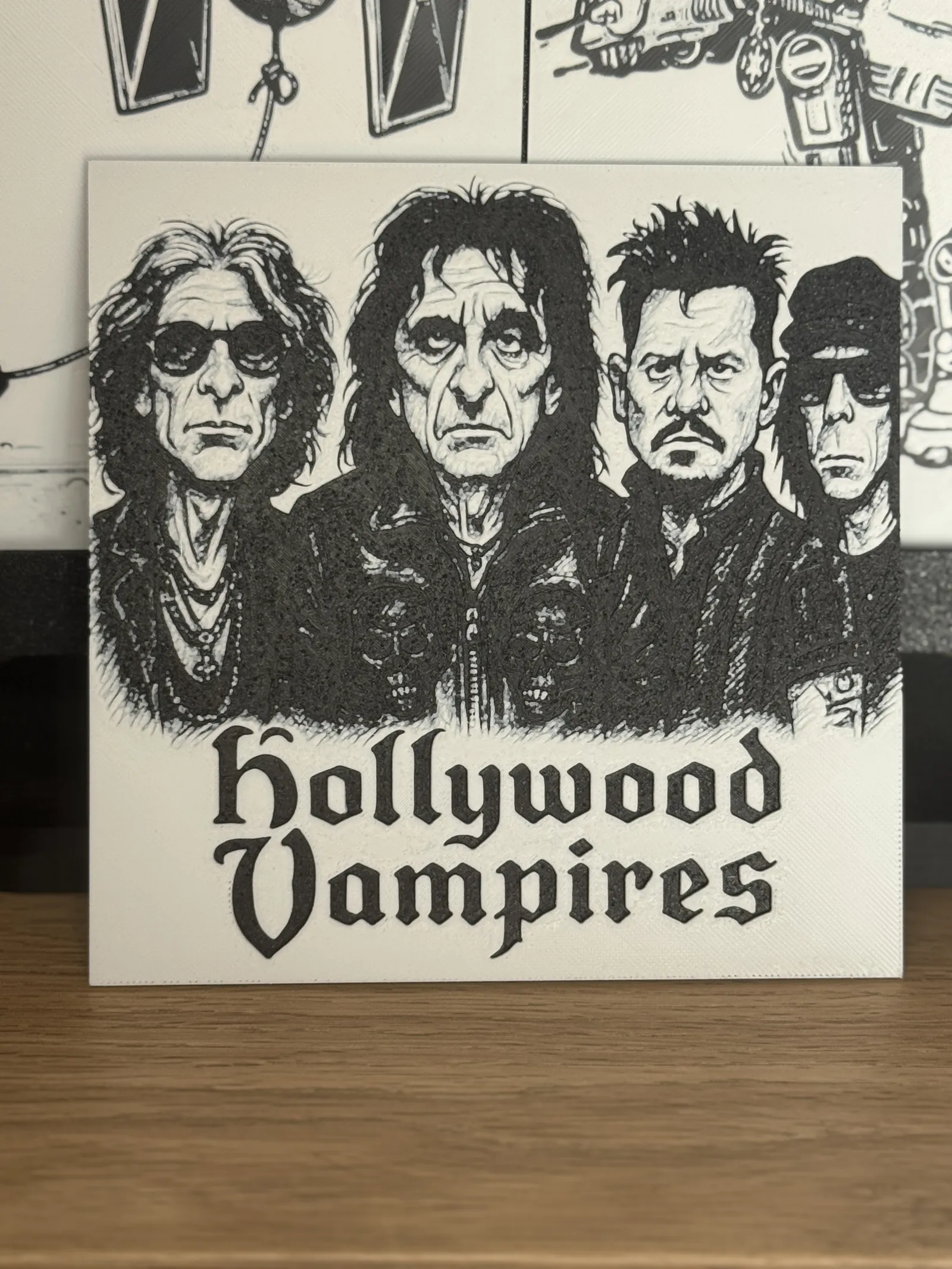 Hue Forge Karikatur Hollywood Vampires