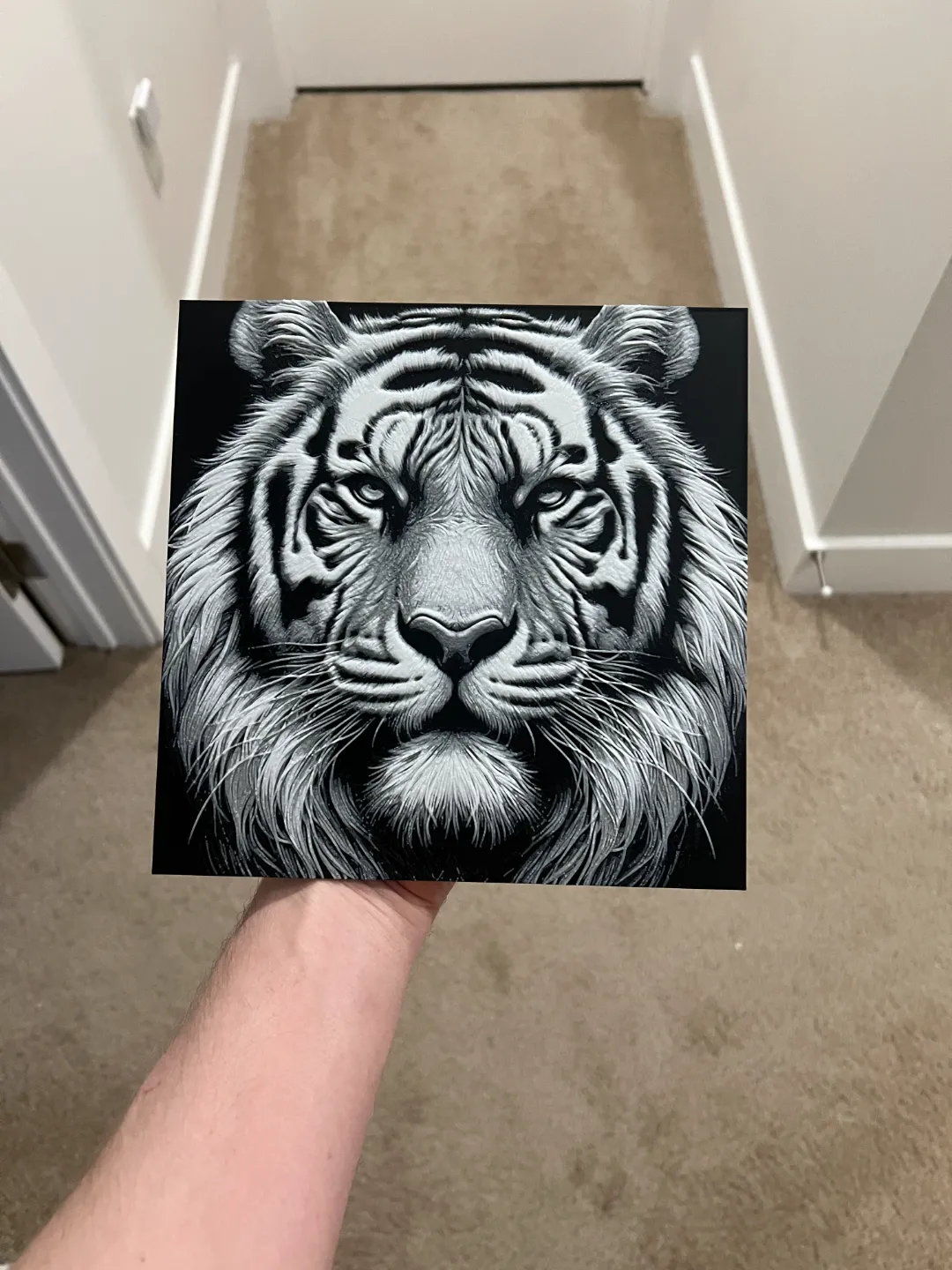 Tiger Face Hueforge