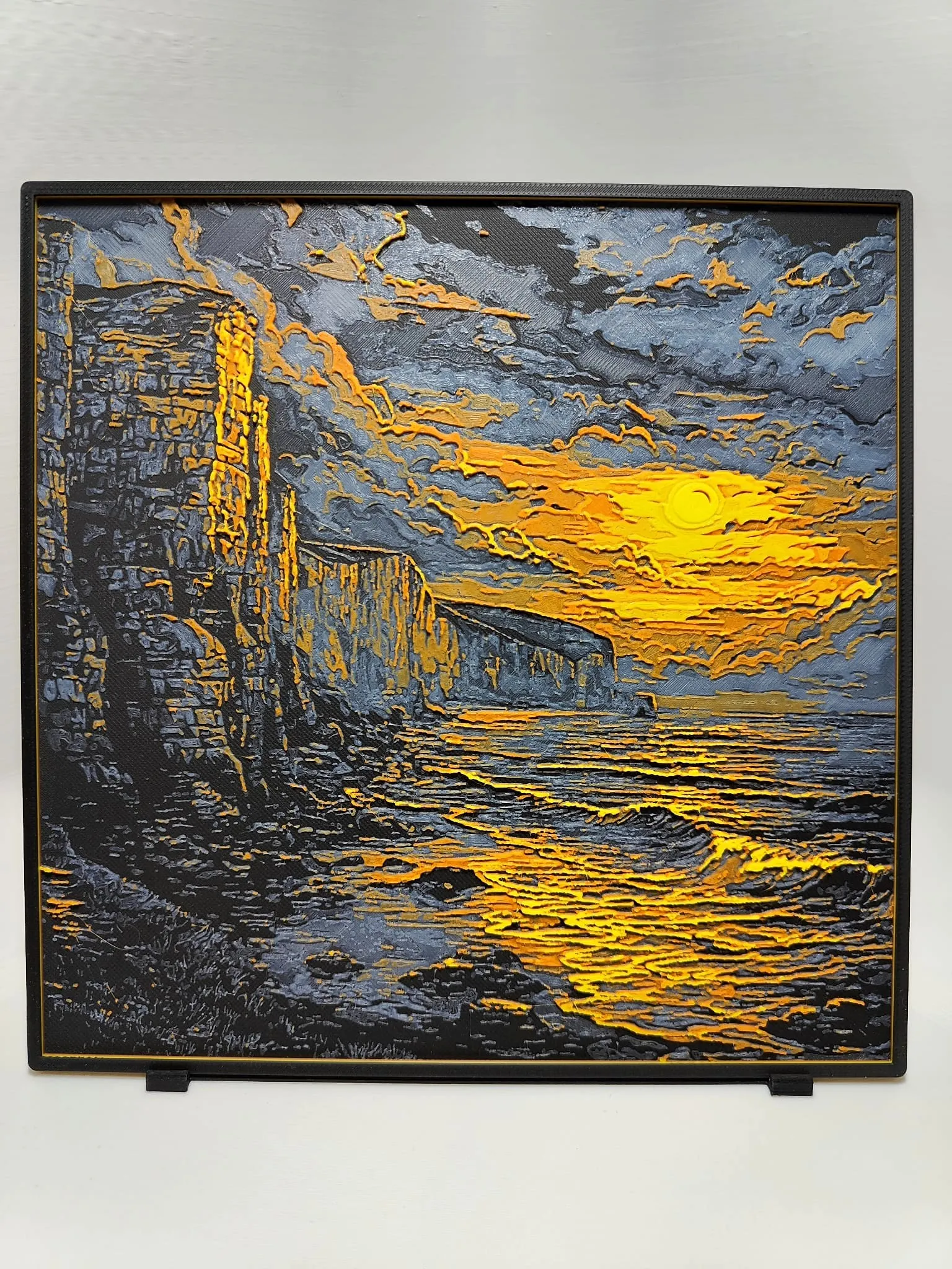 Cliffs of Dover Sunset - Hueforge