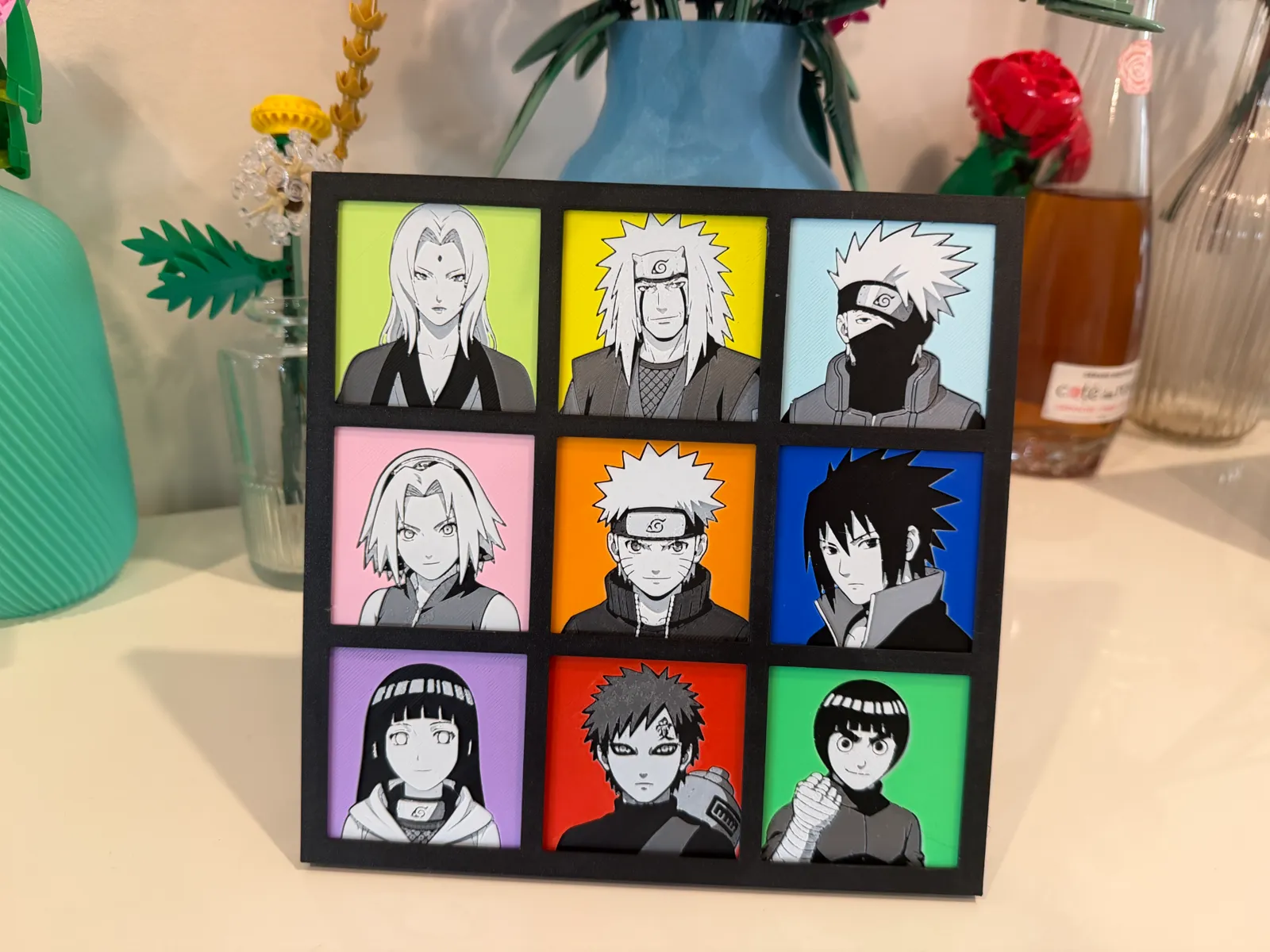 NARUTO - 9 charactor Hueforge Collection
