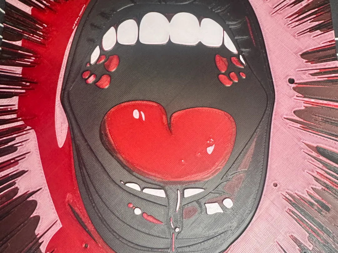 women open mouth hue forge