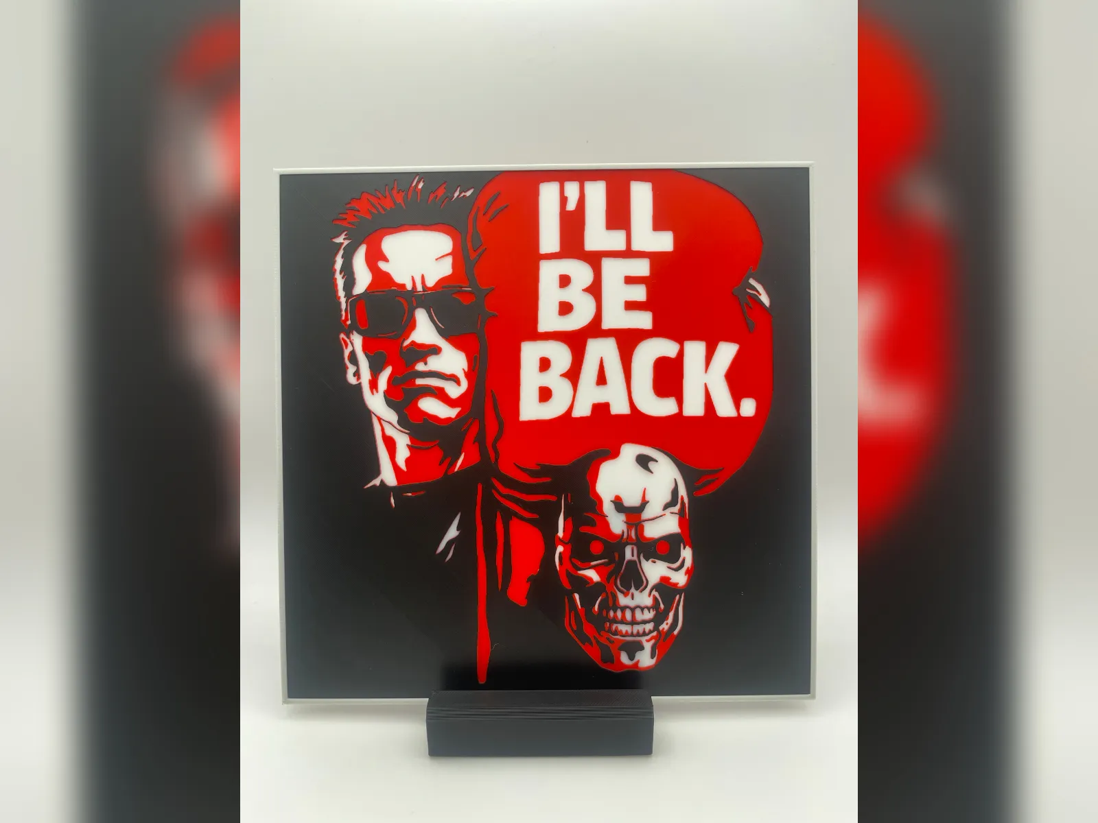 The Terminator I’ll Be Back Hueforge Print