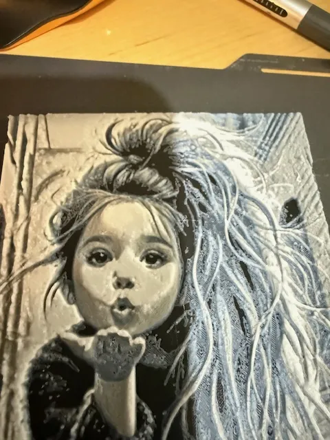 blowing a kiss to you
