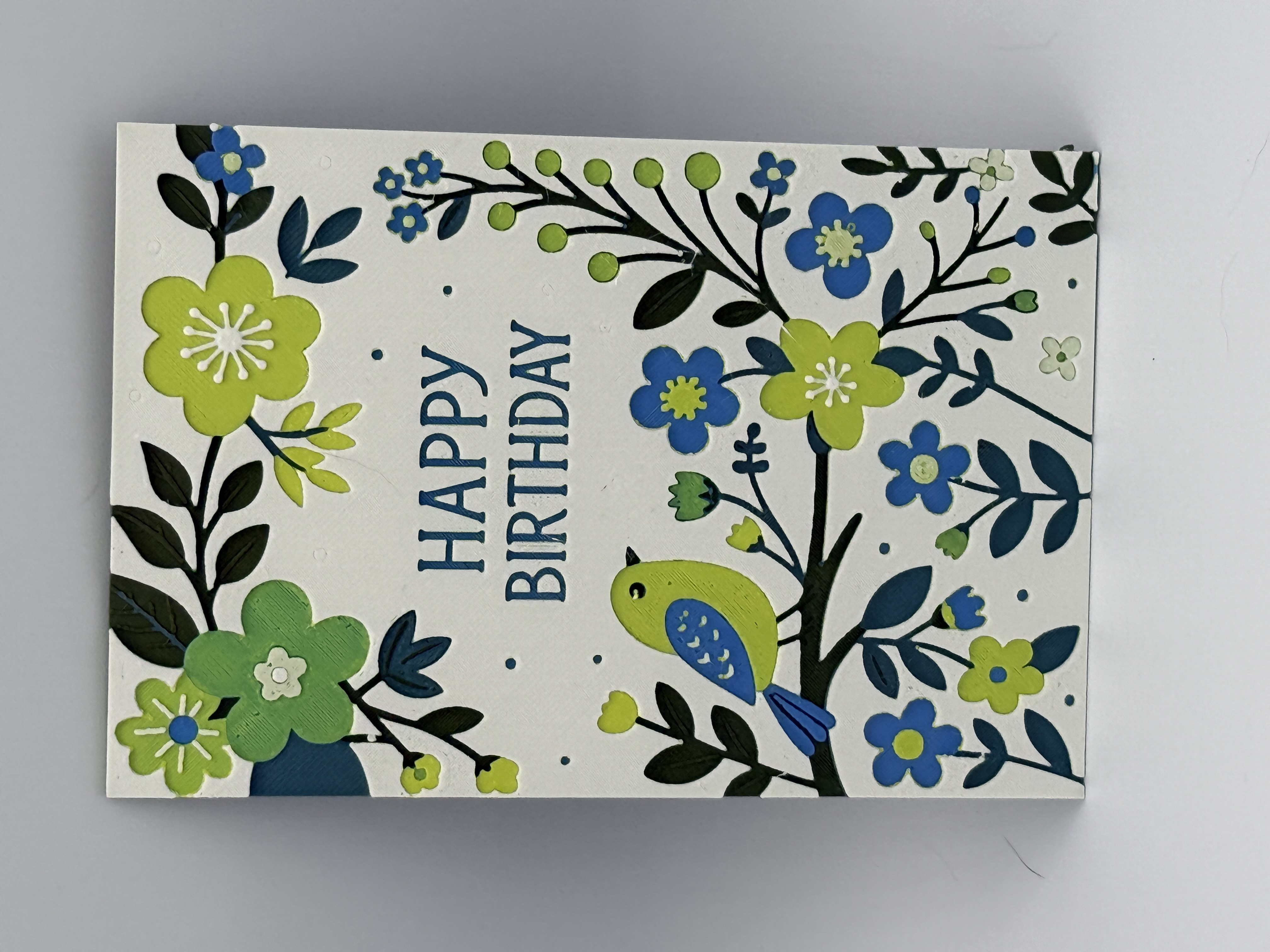 Birthday Greeting Card/Sign Hueforge
