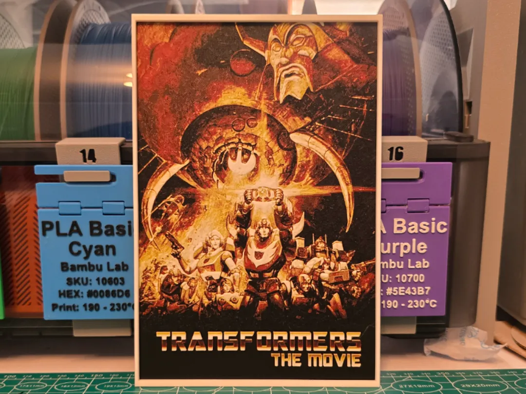 Transformers: The Movie (1986) - Hueforge Art