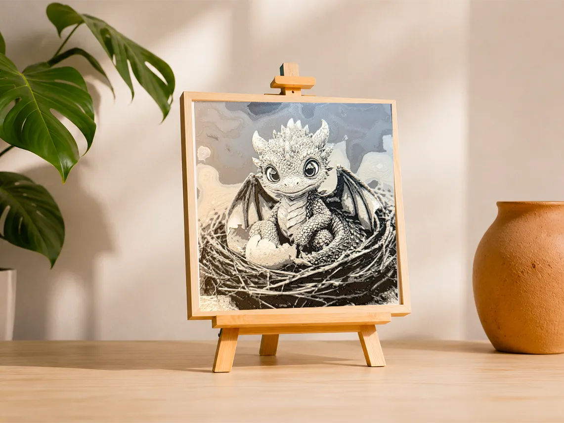 Hueforge - Bébé dragon trop mignon