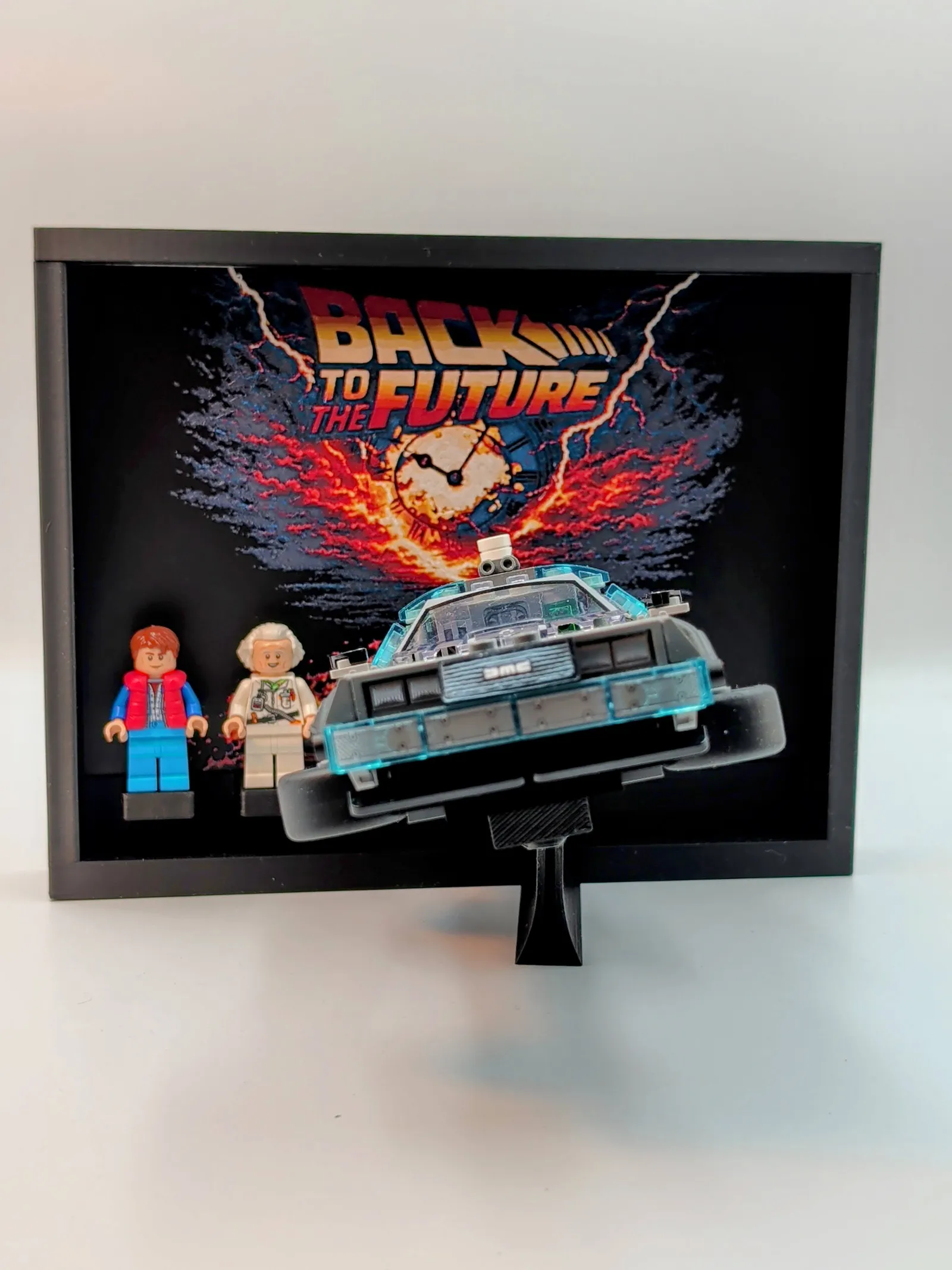 LEGOs Speed Champions - Back to the Future Display