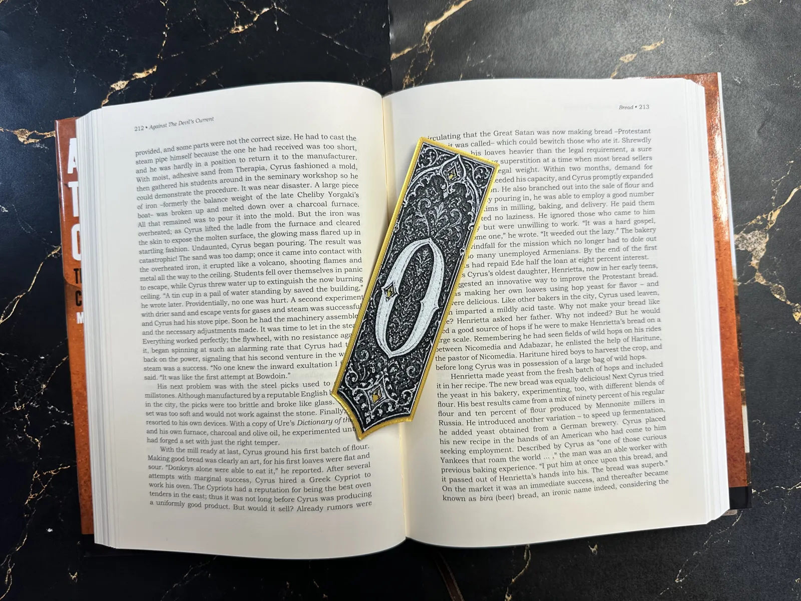 Gothic Letter O Bookmark - HueForge Alphabet