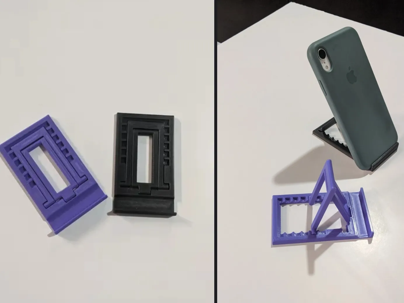 foldable phone holder stand print in place