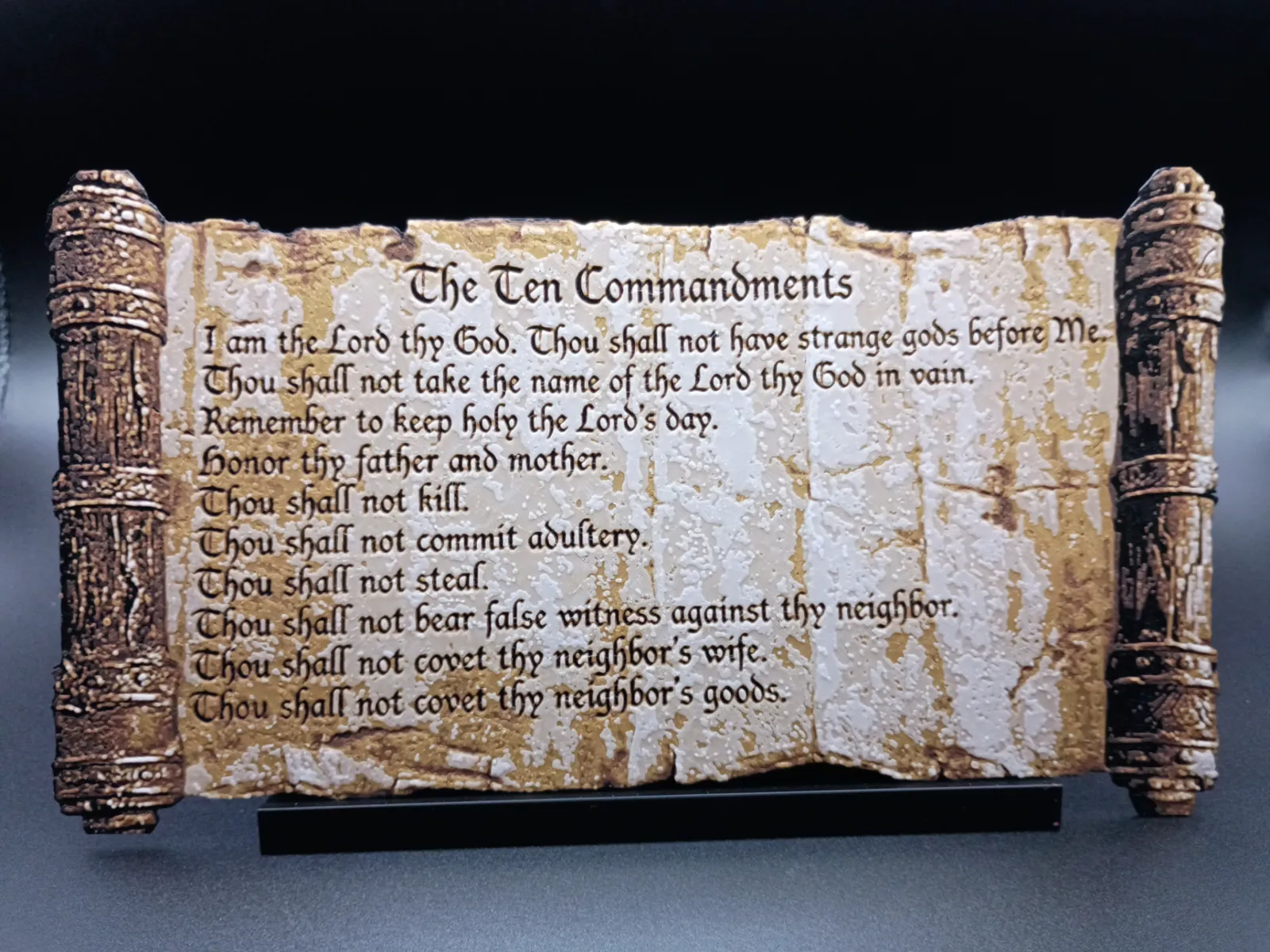 The Ten Commandments Scroll