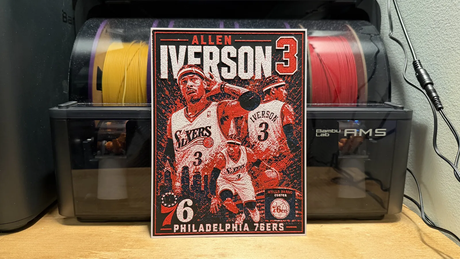Allen Iverson Poster HueForge