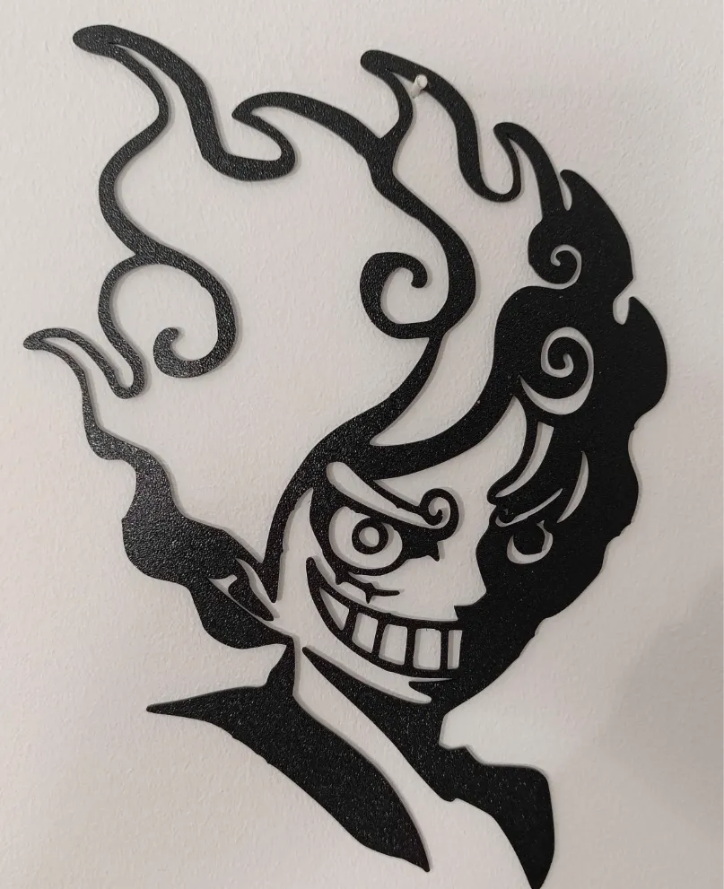 wallart decor luffy gear5