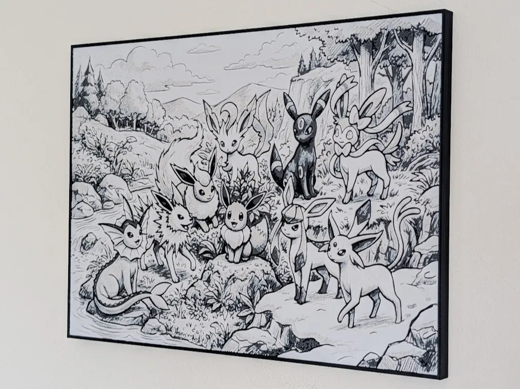 Eeveelution Hueforge & Frame
