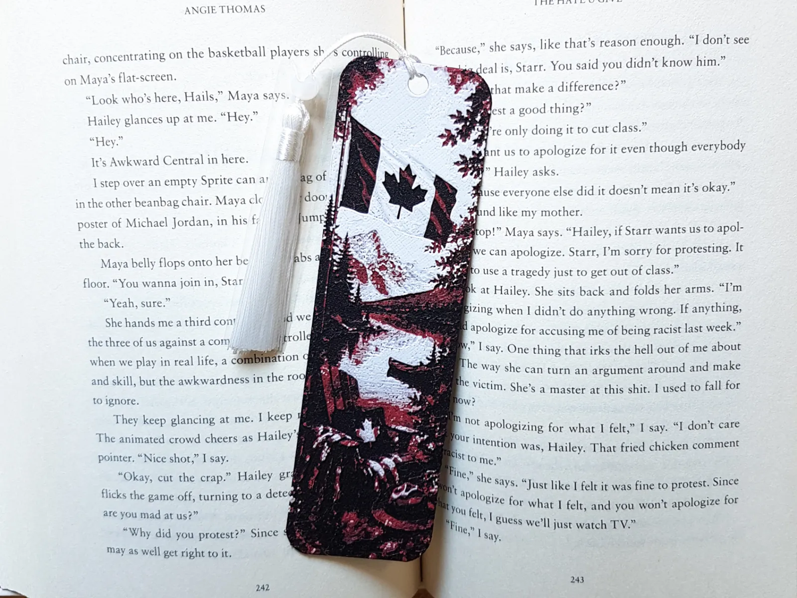Bookmark, Canada Day, Flag