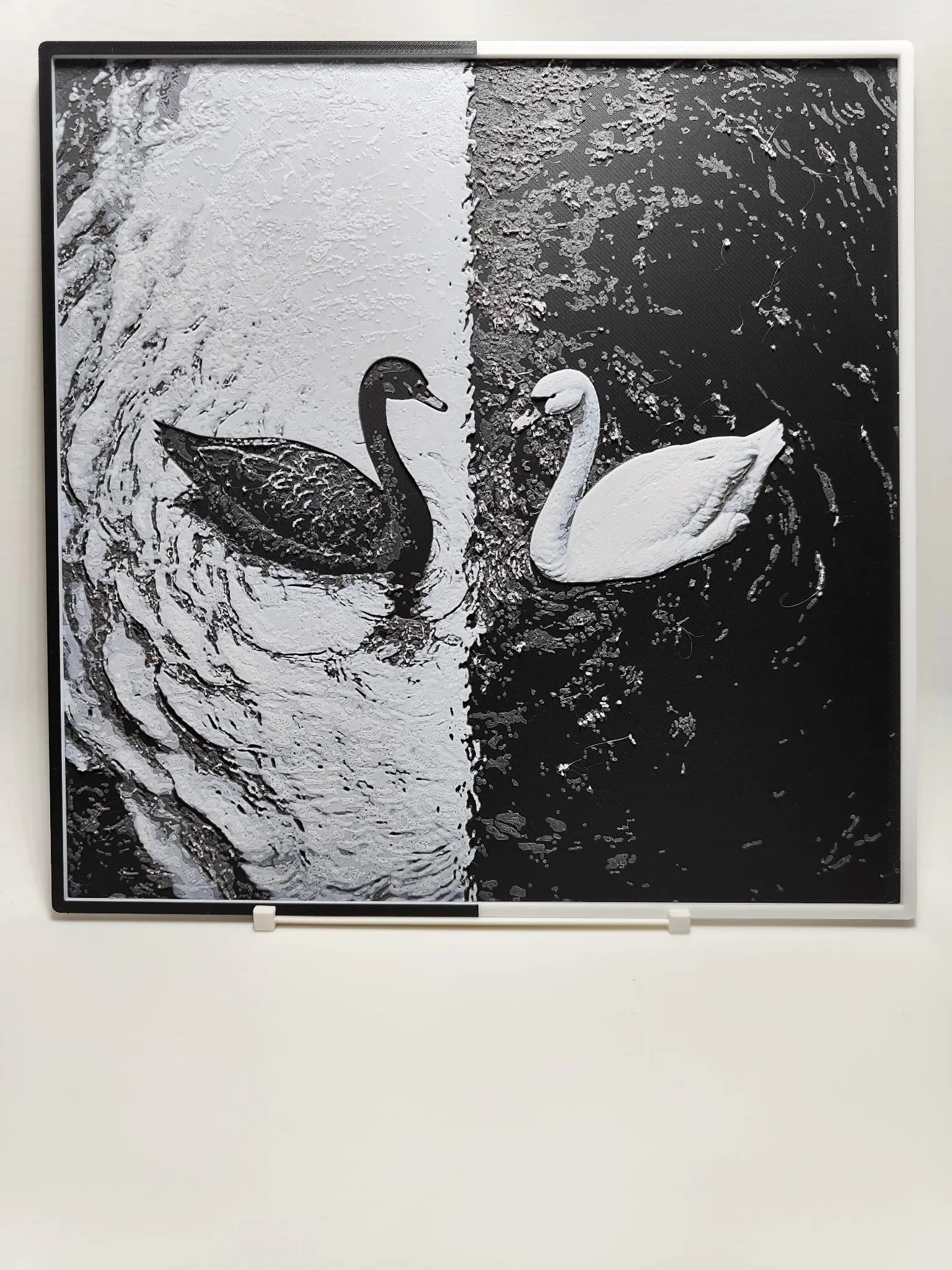 Black and White Swans - Hueforge