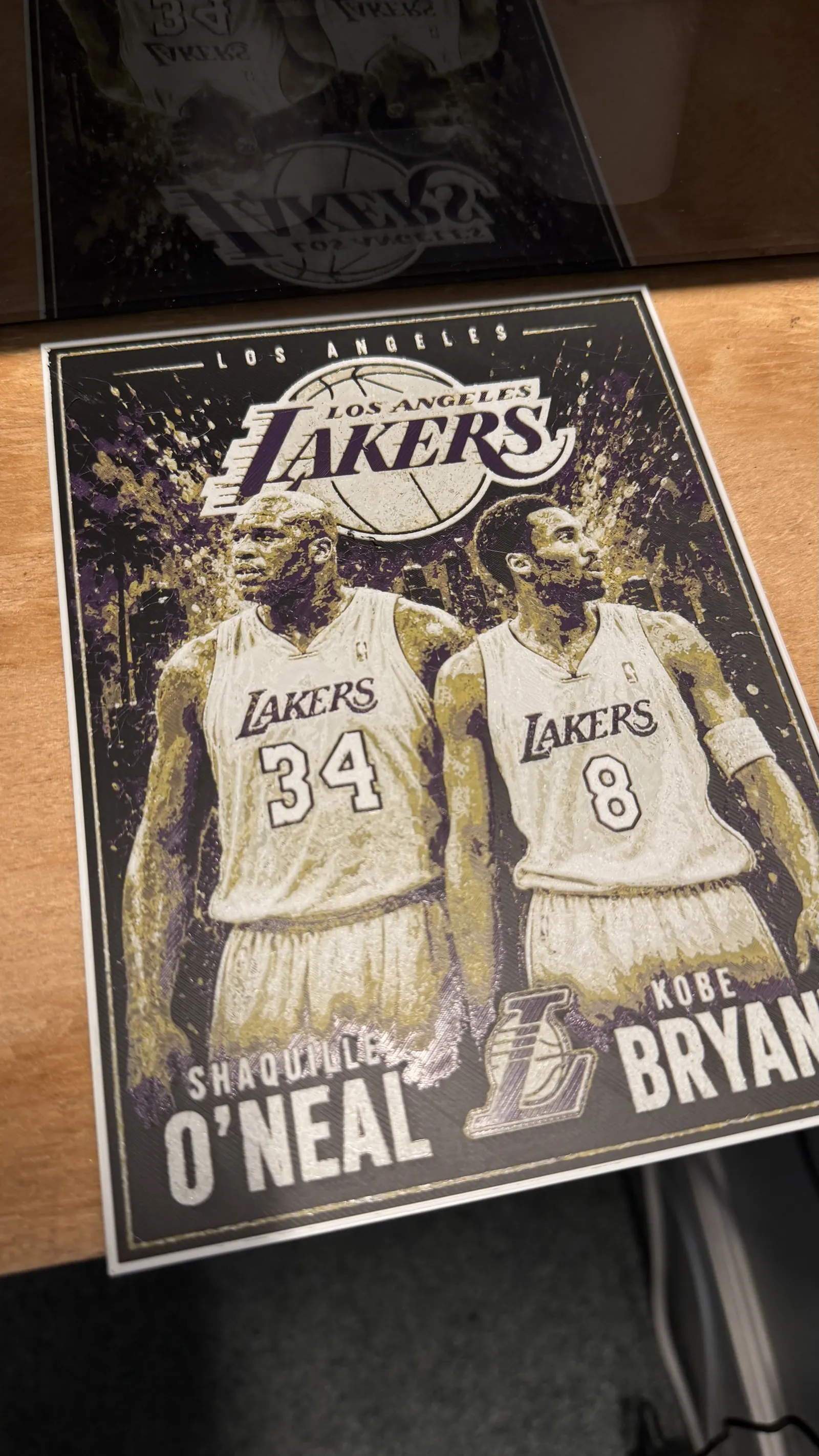 Kobe and Shaq Poster HueForge