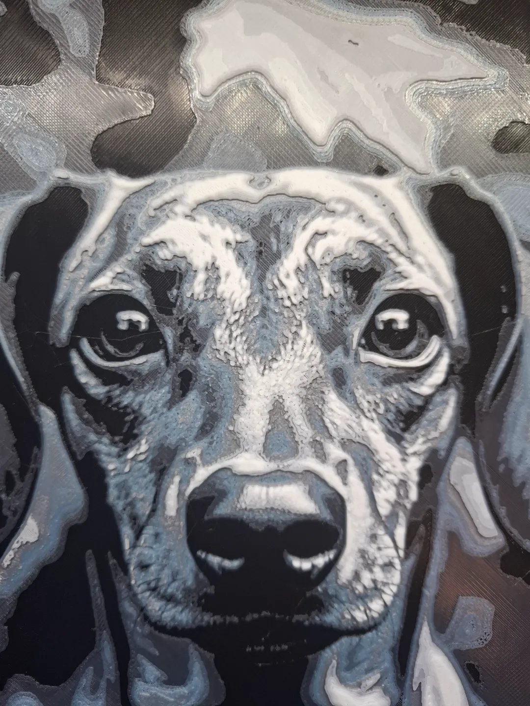 Dachshund Hueforge 200 x 200mm