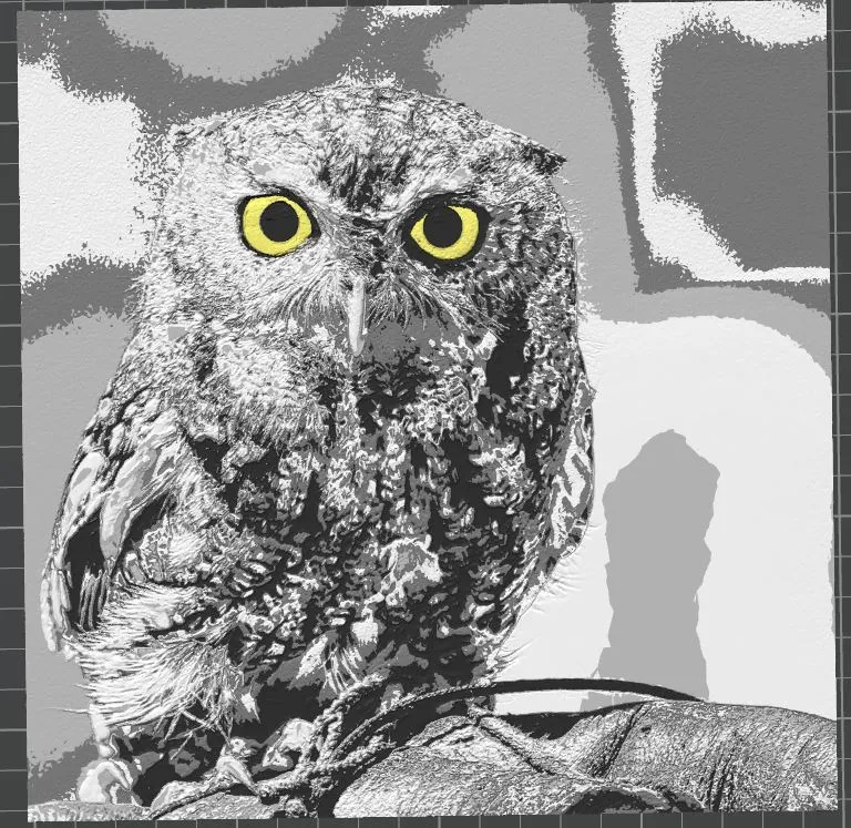 Eastern Screech Owl Hue Forge