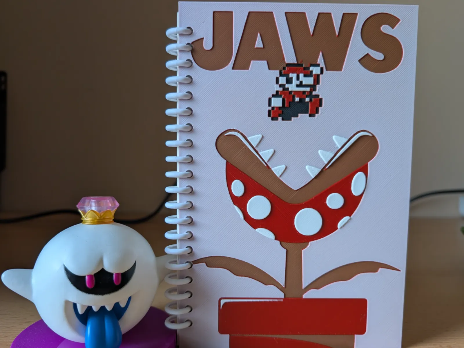 Mario Piranha Plant JAWS Notebook Cover