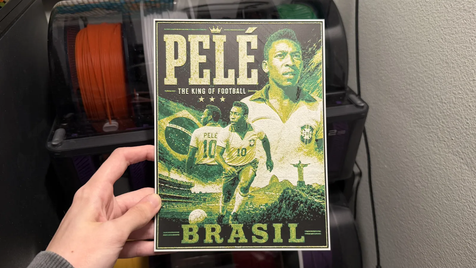 Pelé Poster HueForge