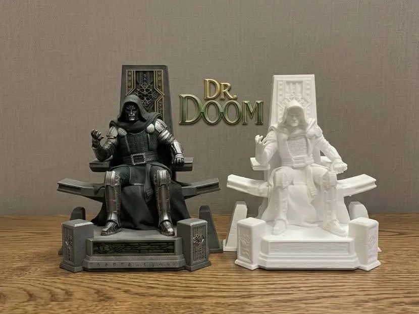 Dr. Doom - Dottor Doom - Marvel Figure trono
