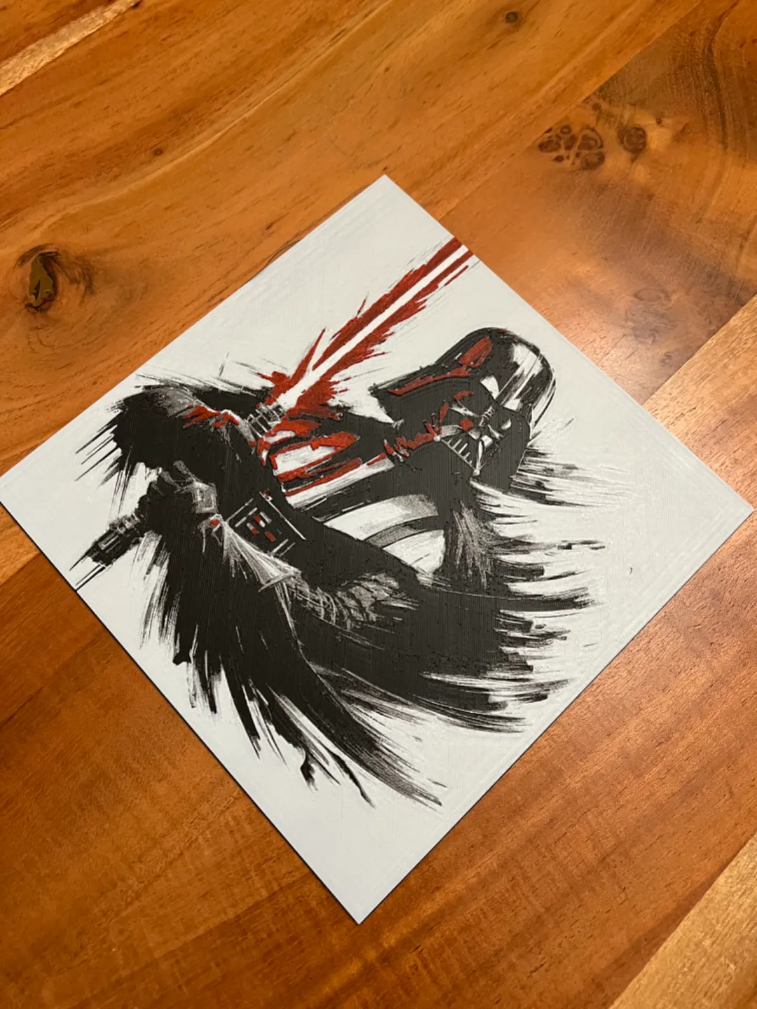 Darth Vader with Red Lightsaber