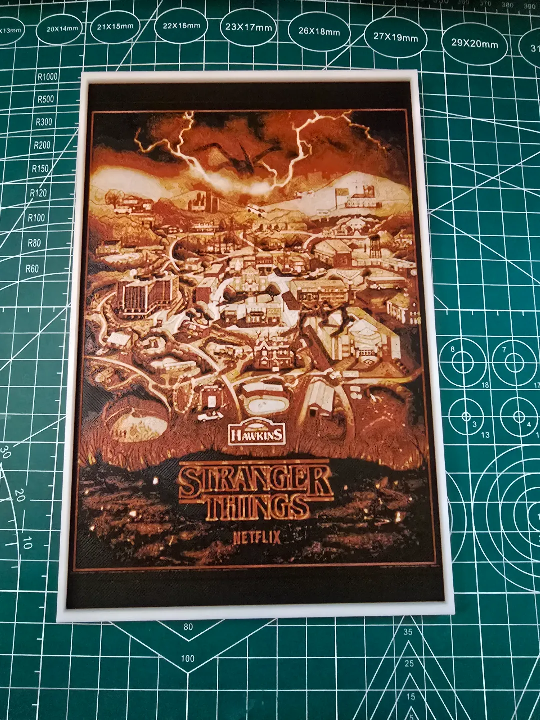 Stranger Things Poster V2 - Hueforge Art