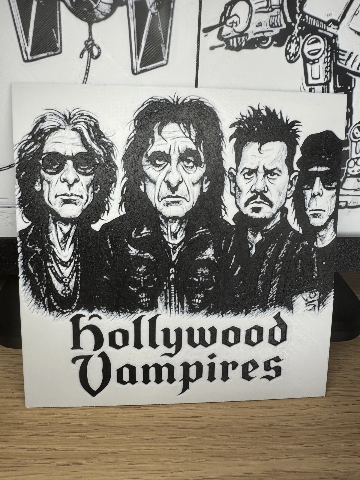 Hue Forge Karikatur Hollywood Vampires