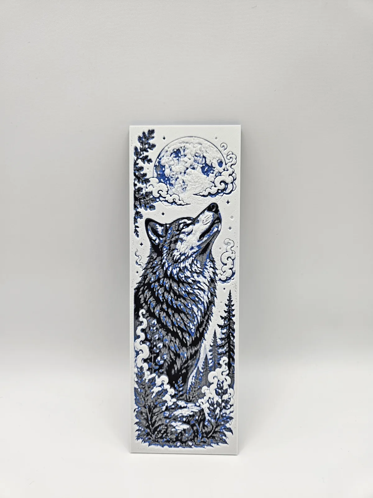 Enchanted moonlight bookmark series - Wolf