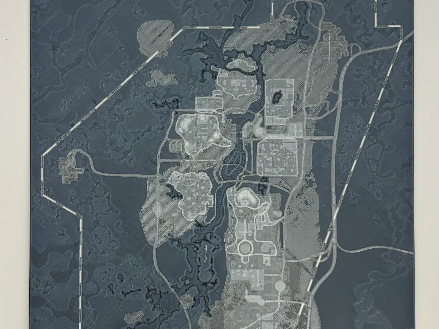 Fallout 4 Nuka World Map HueForge